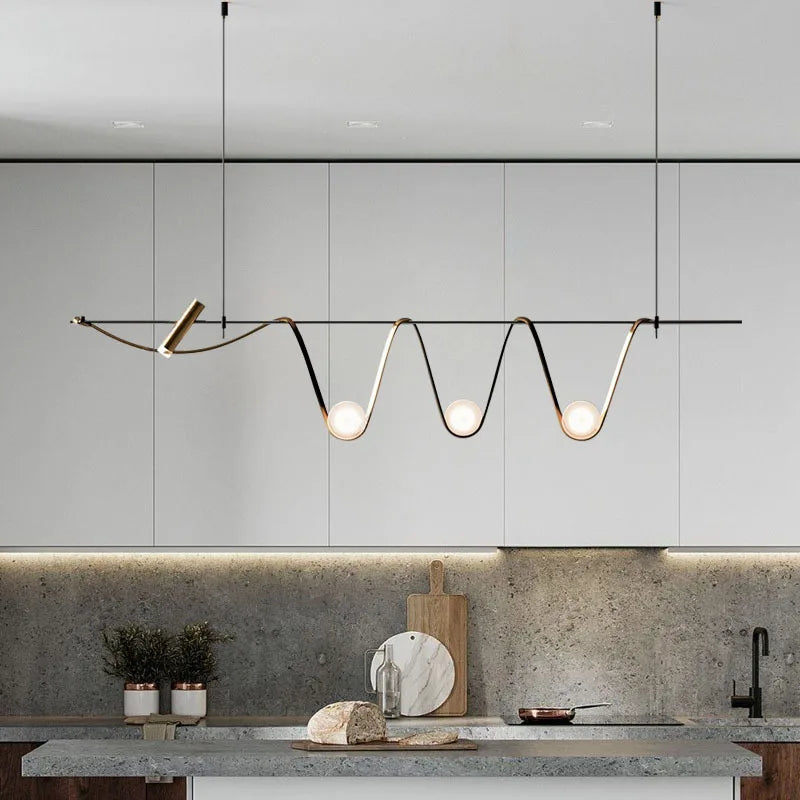 Minimalist LED Pendant Light for Dining Rooms & Lobbies - view 2