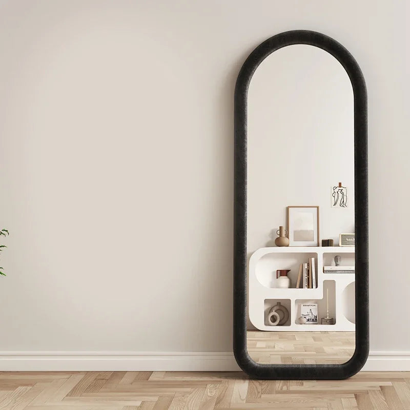Full length modern mirror for dressing style ins - A Black / 60x160cm