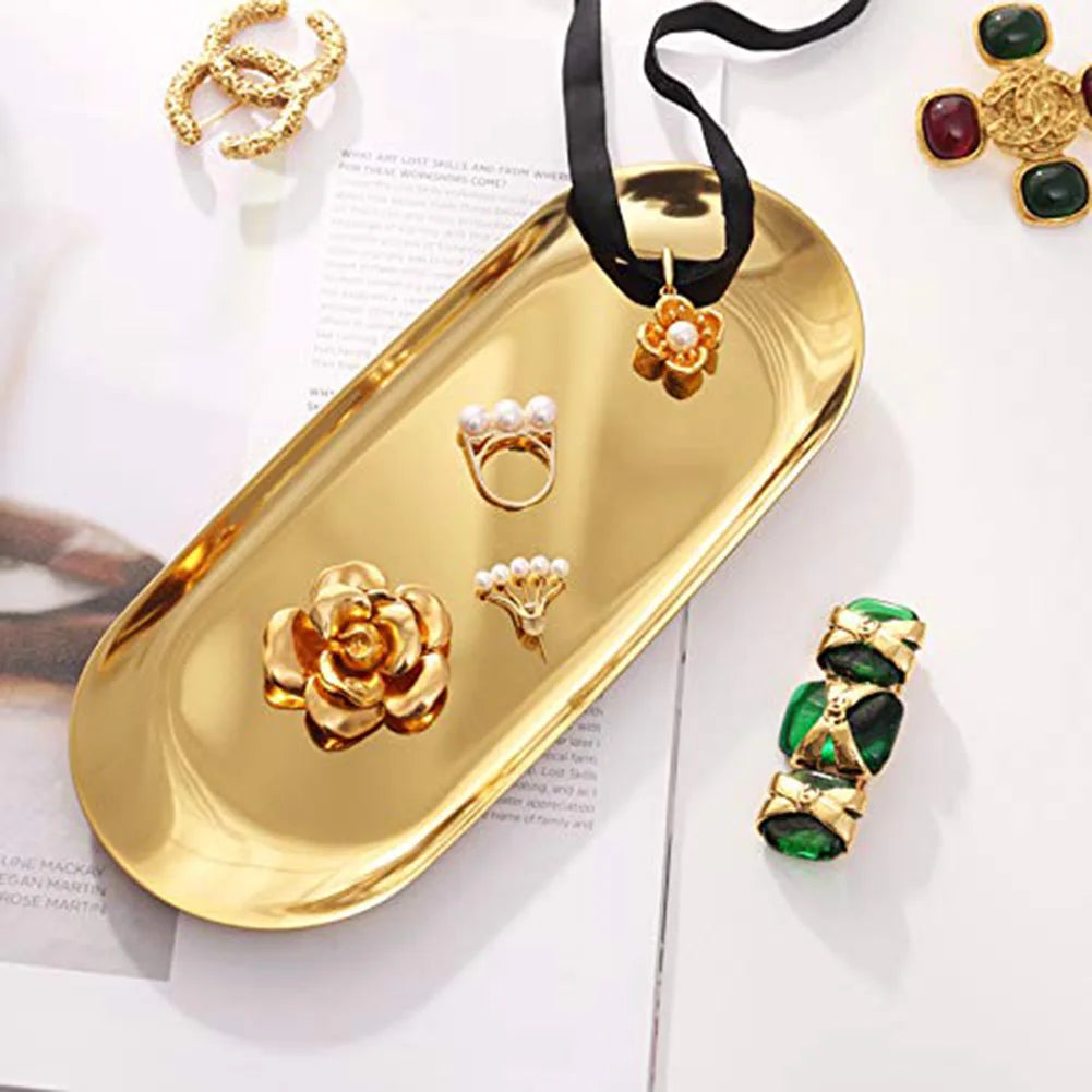 Gold metal organizer for jewelry fruits and various accessories - view 7