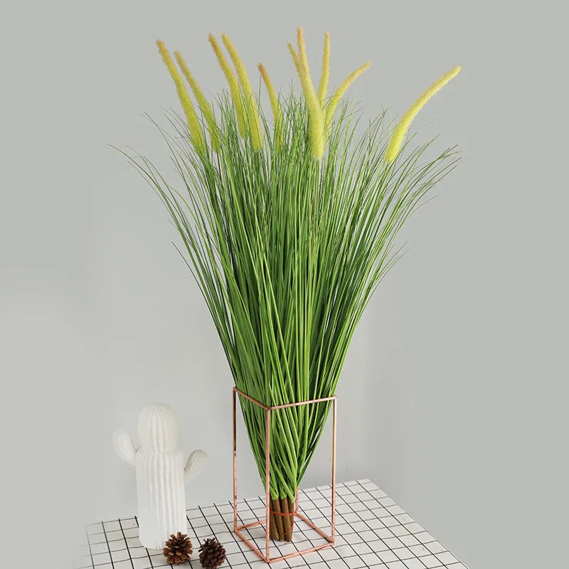 Artificial plants onion grass and pampa for outdoor interior decoration