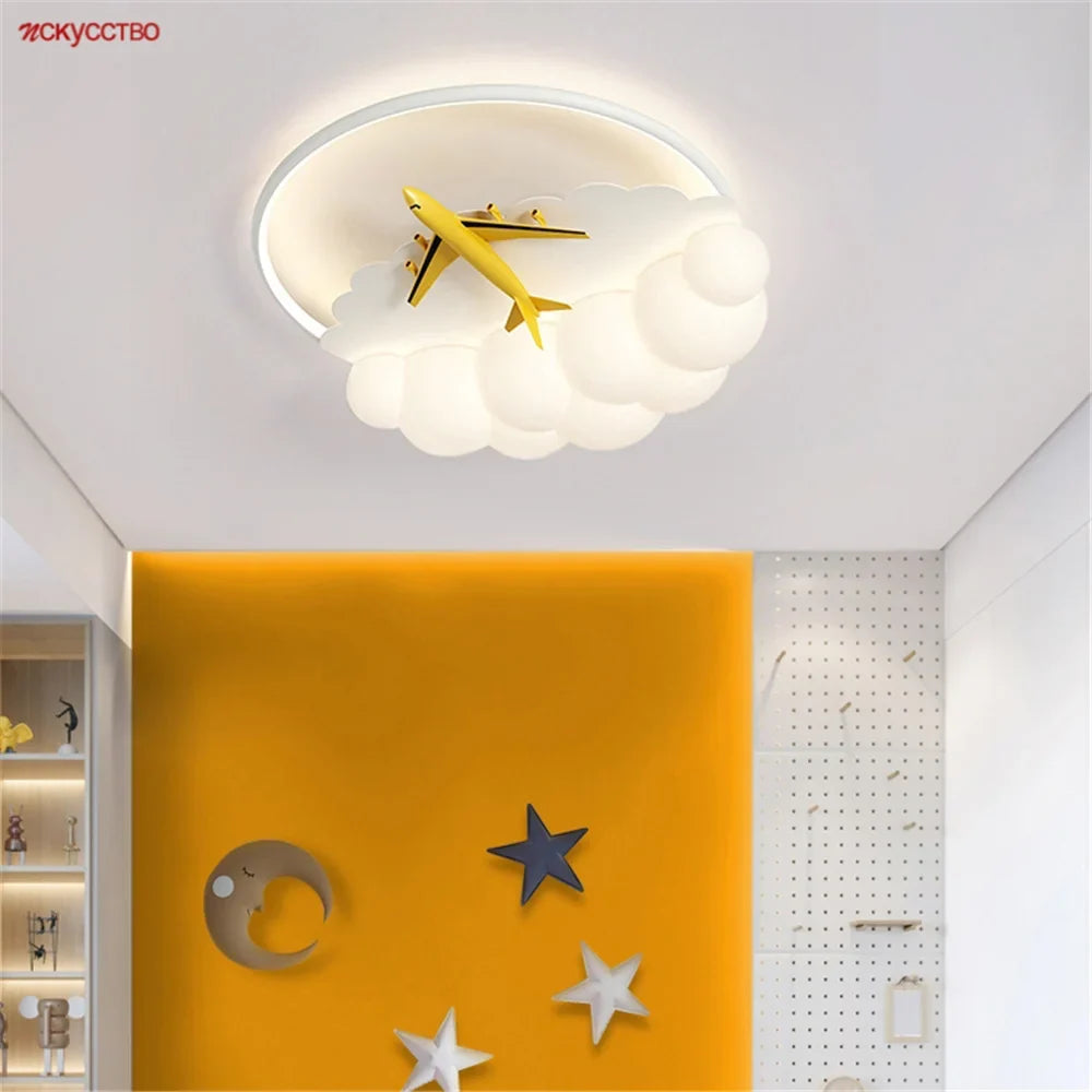 Creative led ceiling lamp in acrylic for children's decoration