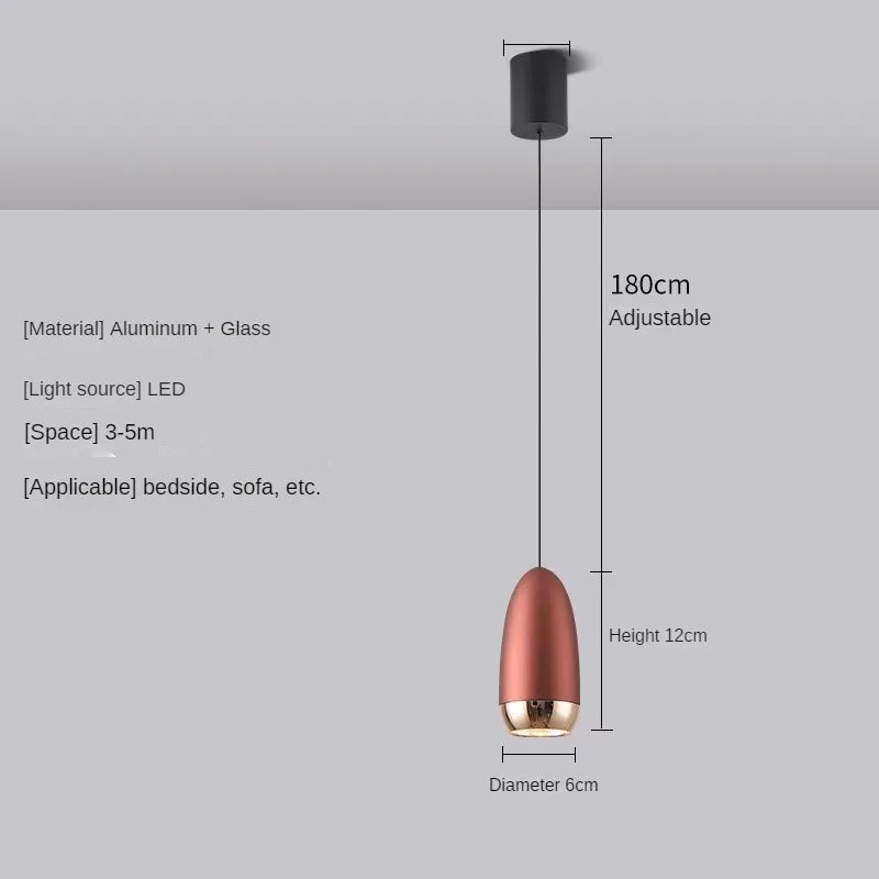 Creative pose lamp for Nordic interior decoration - Brun / 3 modifiables