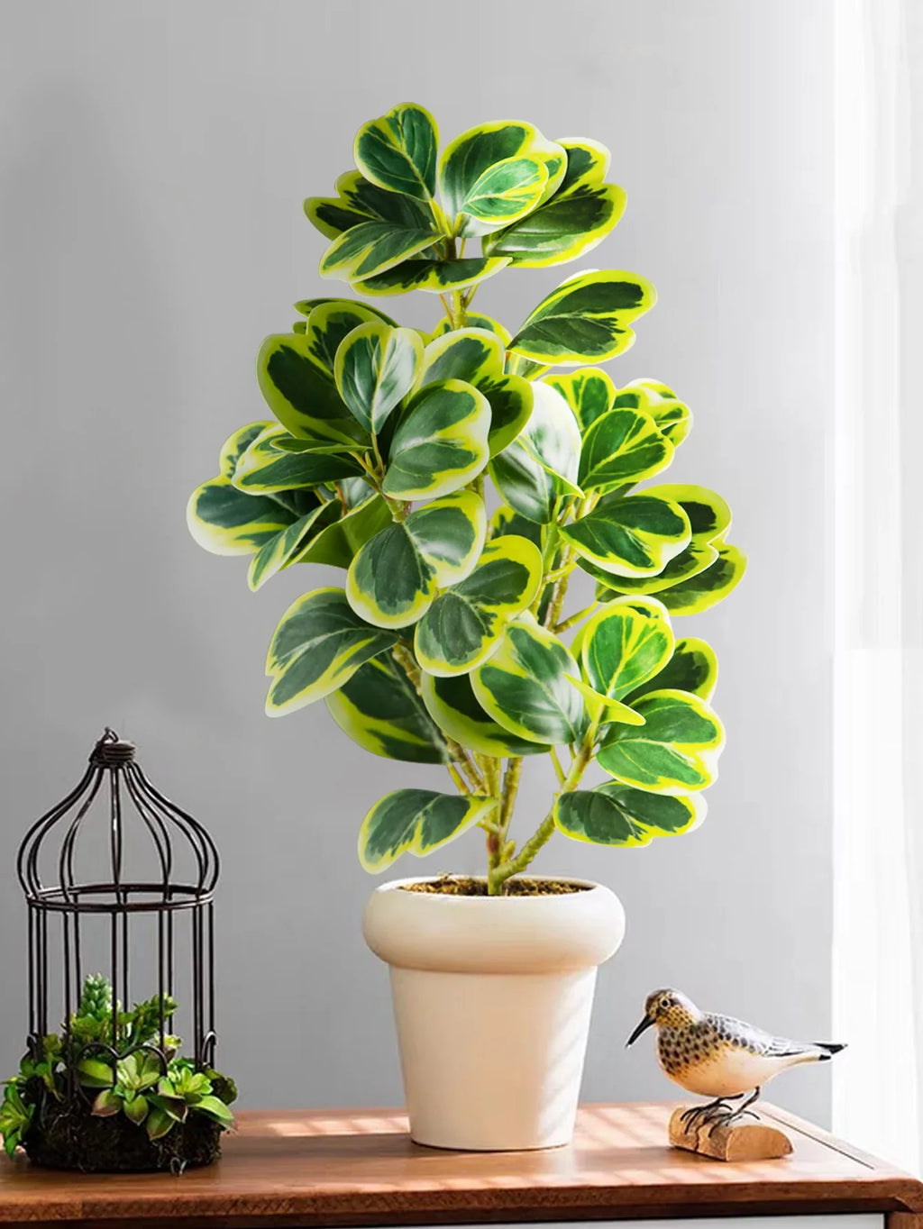 Small artificial plants heart leaves interior and exterior decoration - view 2