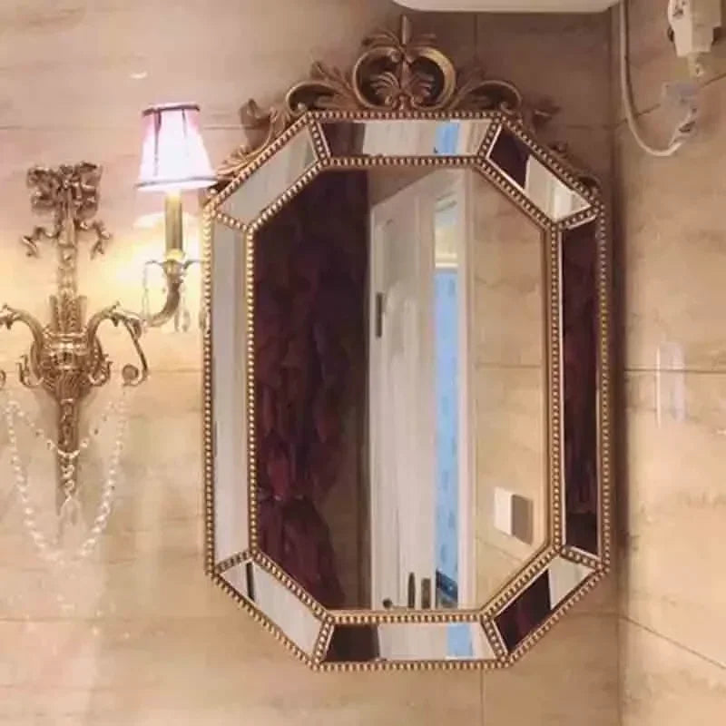 Nordic hanging decorative mirror for elegant makeup - view 4