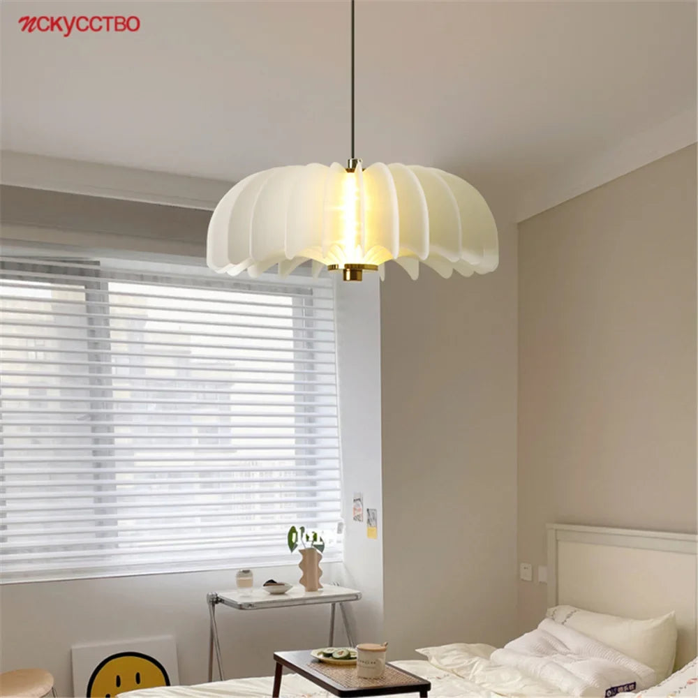 Chandelier with postmodern pumpkin design for interior decoration