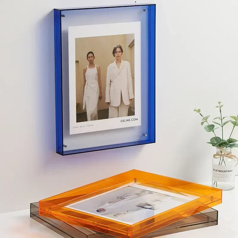 Transparent acrylic frame for various photos and decorations - view 5