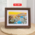 Minimalist wooden photo frame for interior decoration and gift - Dark Walnut / 8 inches (15x20cm)