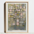 Bauhaus Geometric Poster for Living Room and Office Decor - A4 21x30cm Unframed / F0069-8