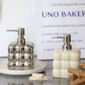 Ceramic creative soap dispenser for disinfectant and shampoo
