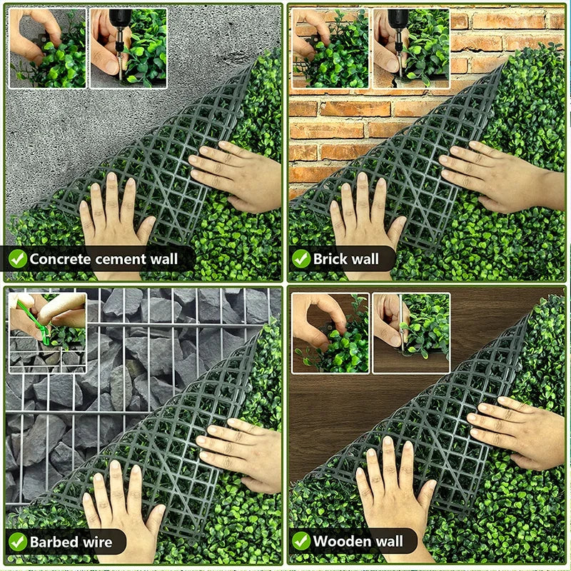 Artificial turf mat for indoor and outdoor vegetable decoration - view 4