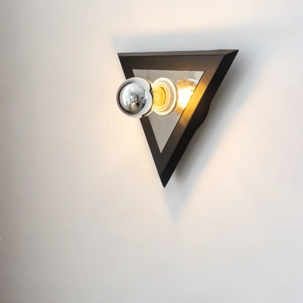 Modern triangular led wall sconce for interior decoration - view 4