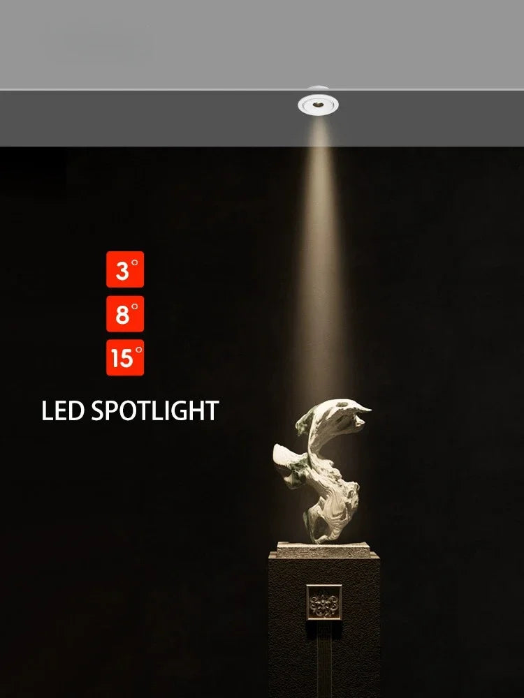 Ultra fine led spot with beam angle for interior lighting - view 3