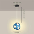 Metal and acrylic pendant light with modern minimalist design - Changeable