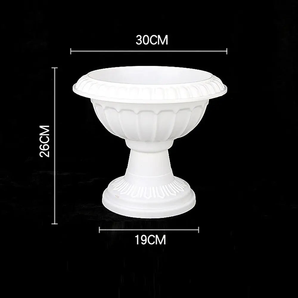 Roman flower pot in retro romantic style plastic for events - Style 5