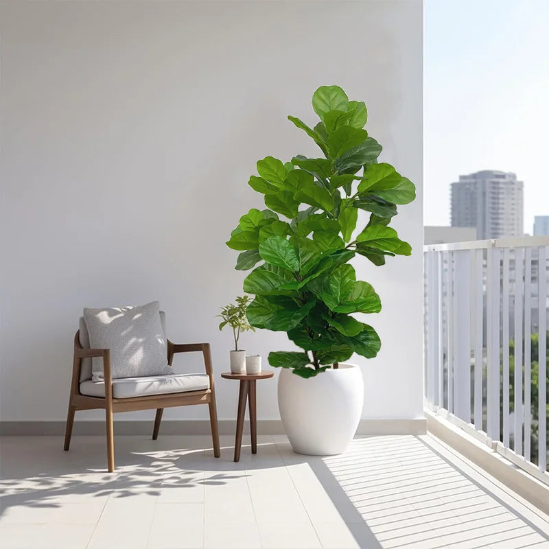 Artificial tropical tree ficus for interior and exterior decoration - view 3