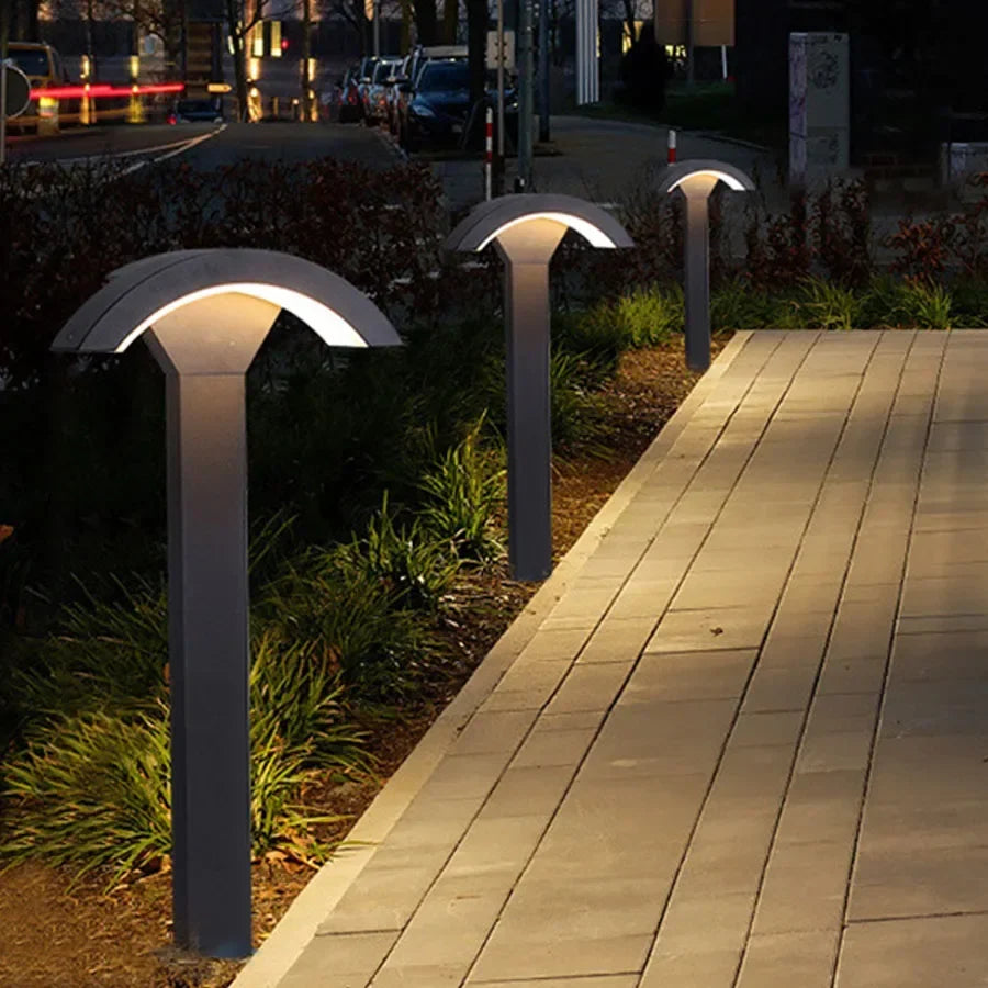 Waterproof outdoor led lamp with decorative motion detector - view 4