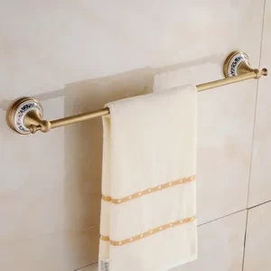 Solid brass accessories sets for retro bathroom - Barre porte-serviettes