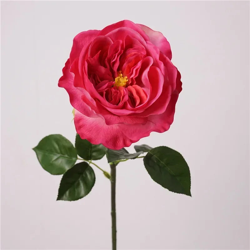 High quality artificial rose branches for elegant decoration - Pink Red