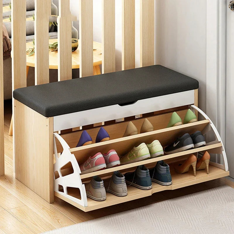 Japanese design vertical storage cabinets for modern shoes - view 2