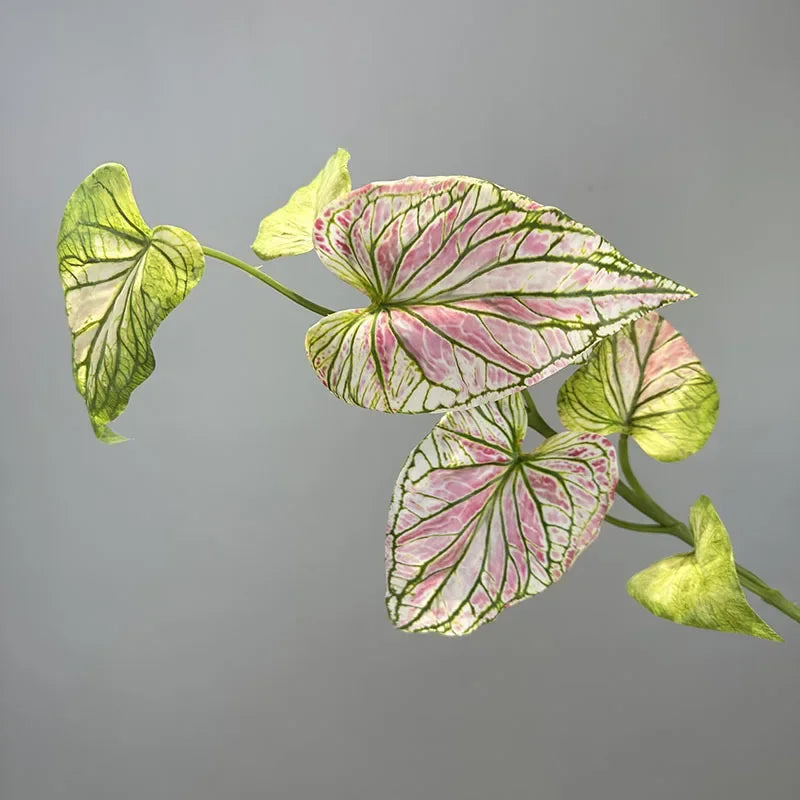 Artificial palm leaves for interior floral decoration - Anthurium Leaf Print