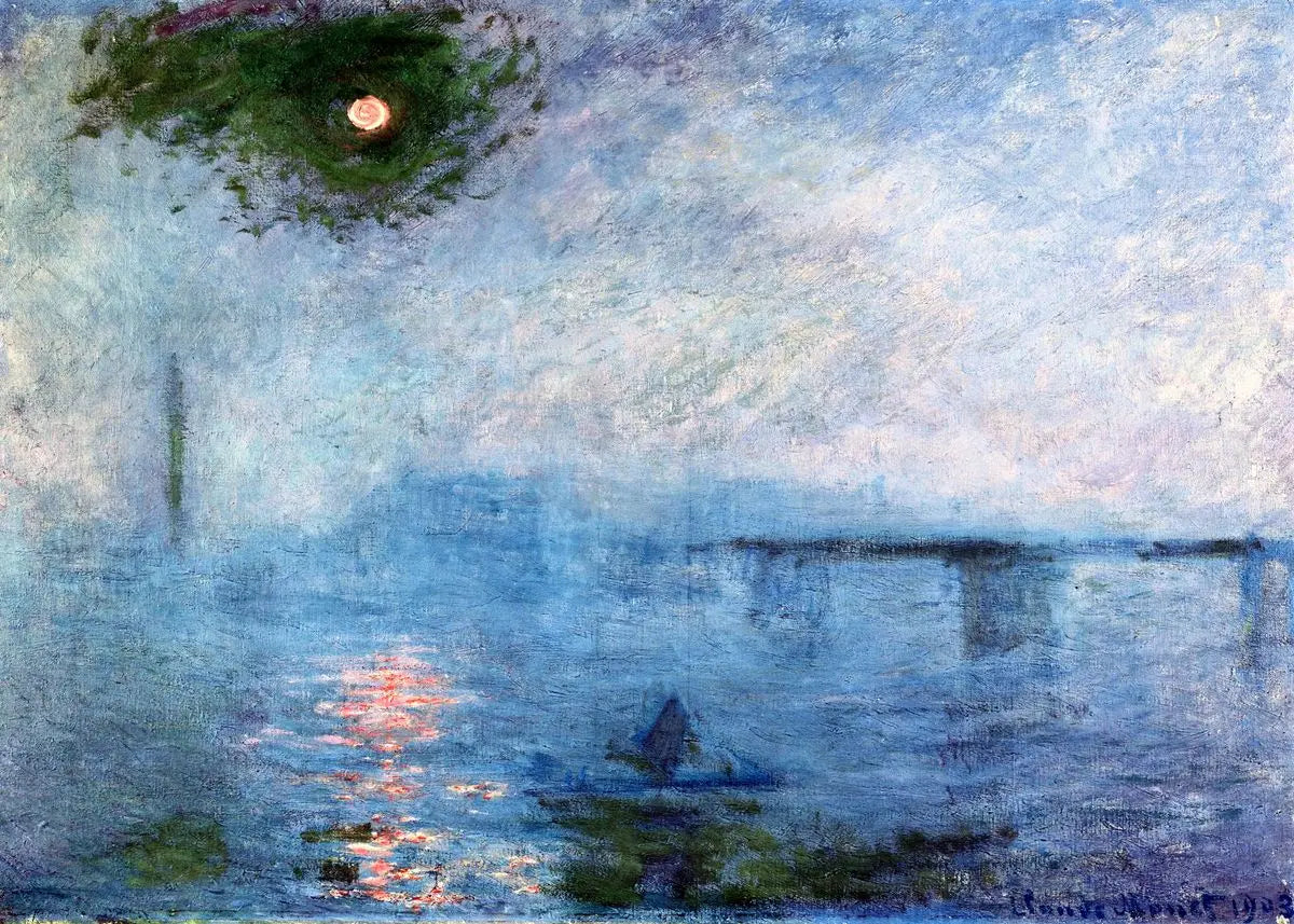 Claude Monet Impressionist Painting for Wall Decor, Design 4 - 40X50cm Unframed / 4