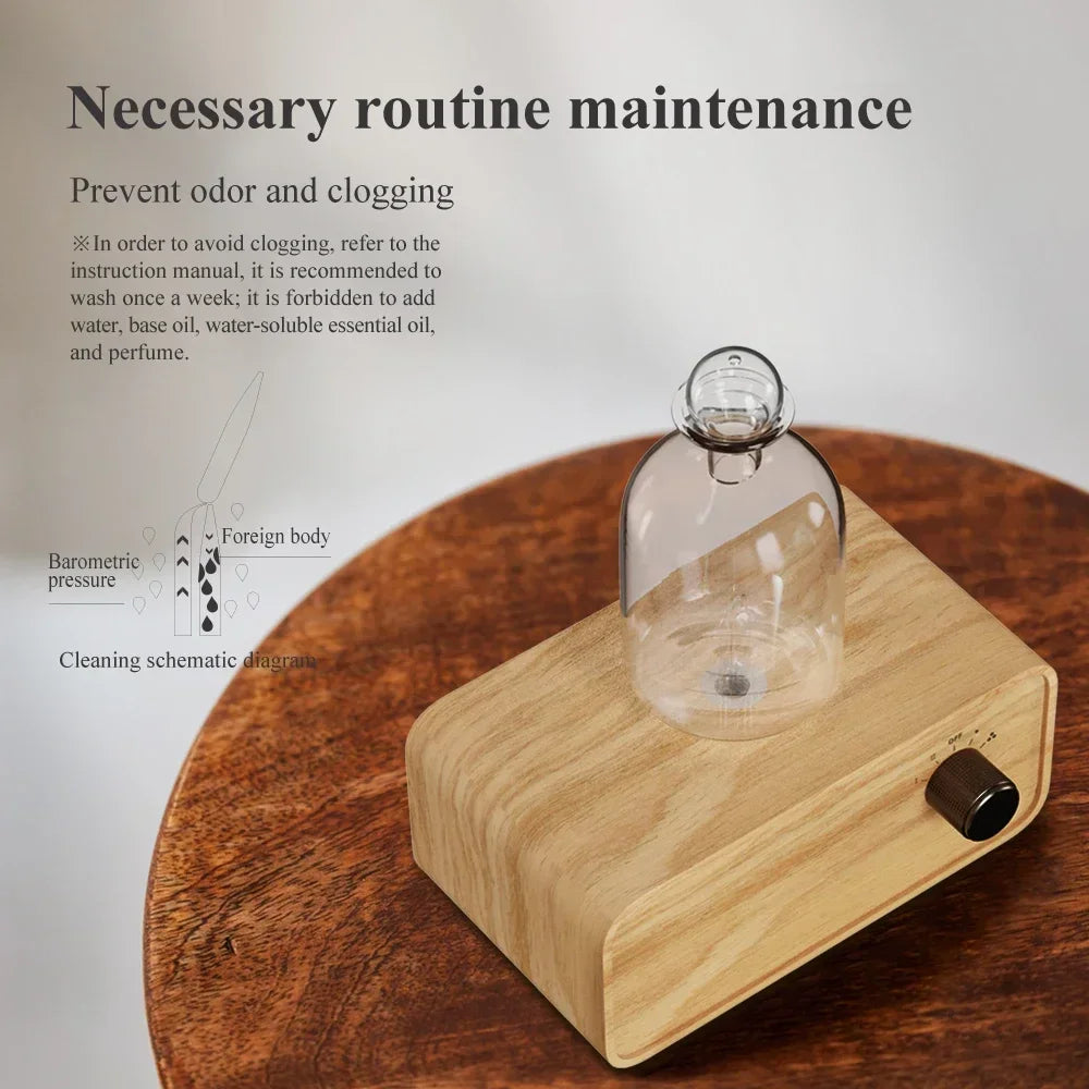 Glass essential oil diffuser with professional nebulizer - view 5