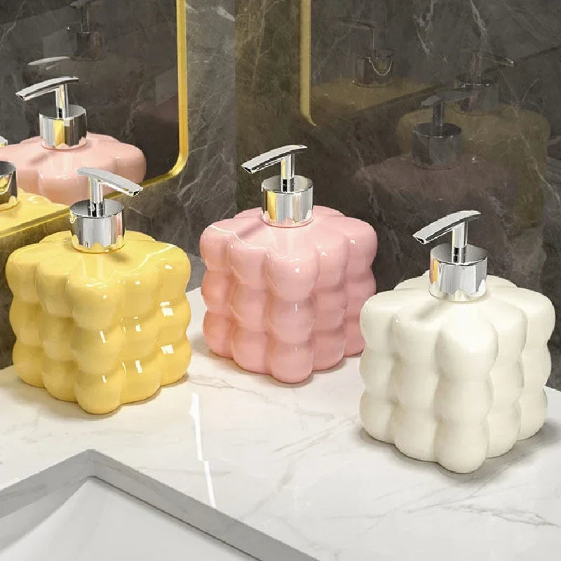 Modern emulsion bottle for decorative soap dispenser