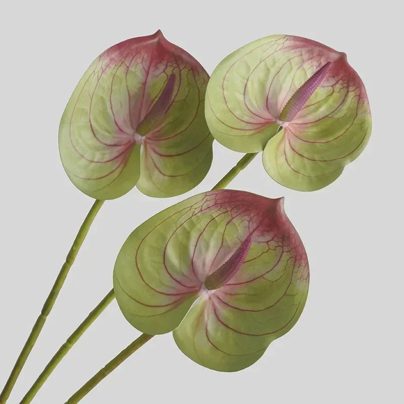 Artificial anthurium leaves for floral decoration and garden - view 9