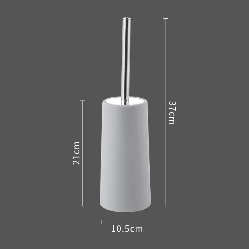 Creative toilet brush with bathroom holder - Gray