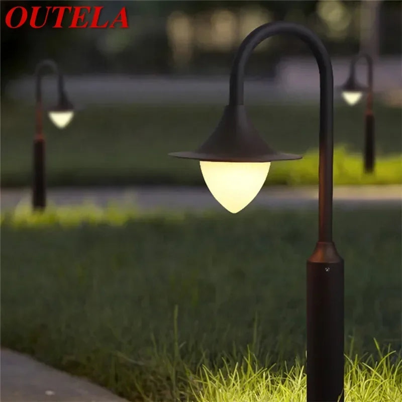 Outdoor led garden lamp contemporary design for villa - view 2