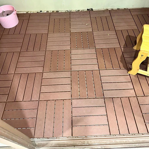 30x30 Plastic Interlocking Deck Tiles for Patios and Balconies - view 2