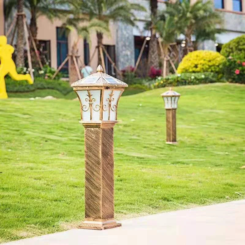 Decorative led solar lamp for garden and path - view 5