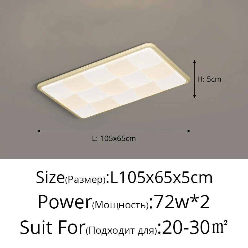 LED design ceiling for lighting and interior decoration - A Yellow / Gradation infinie