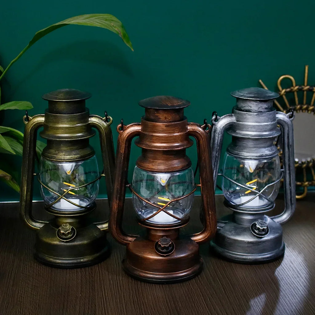 Retro waterproof camping lamp for tent and outdoor atmosphere - view 3