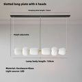 Modern minimalist glass chandelier for creative spaces and bars - L 126cm / Warm White