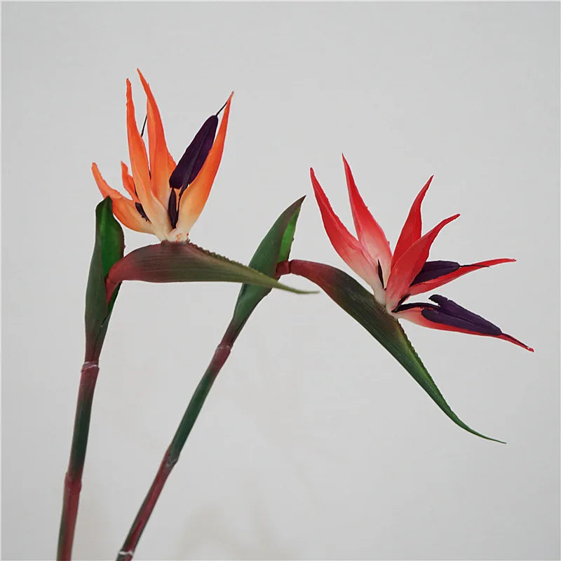 Artificial flower strelitzie for wedding and interior party decoration
