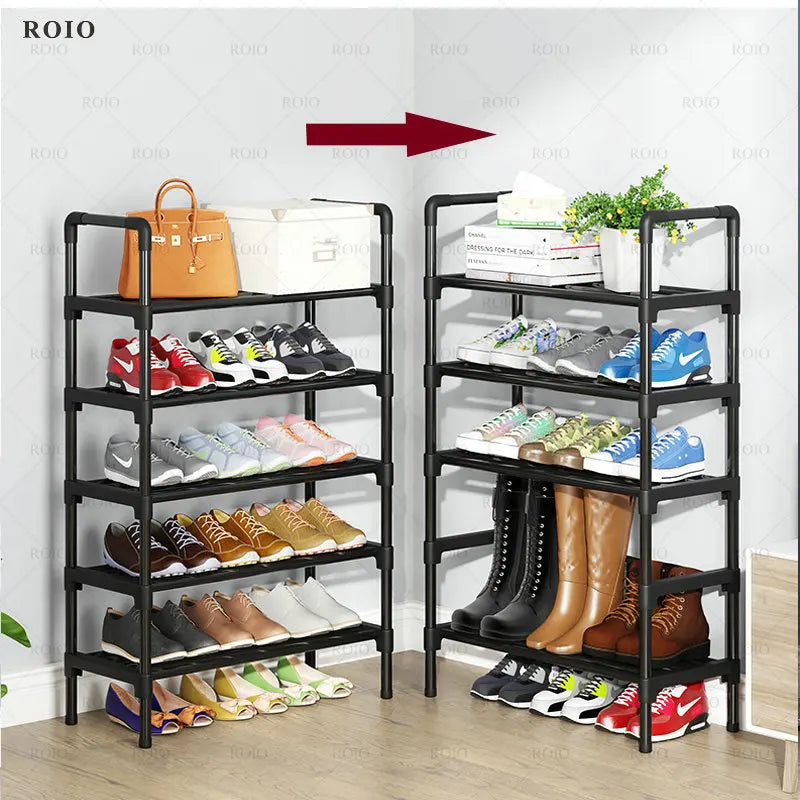 Easy to assemble and dust resistant shoe shelf - view 2
