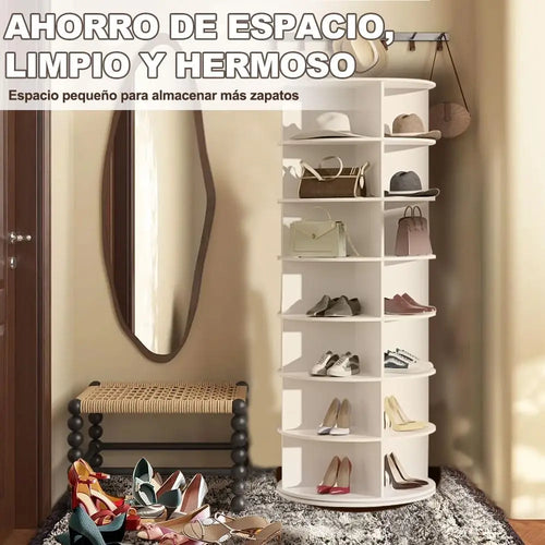 360 degree rotary shoe organizer - view 2