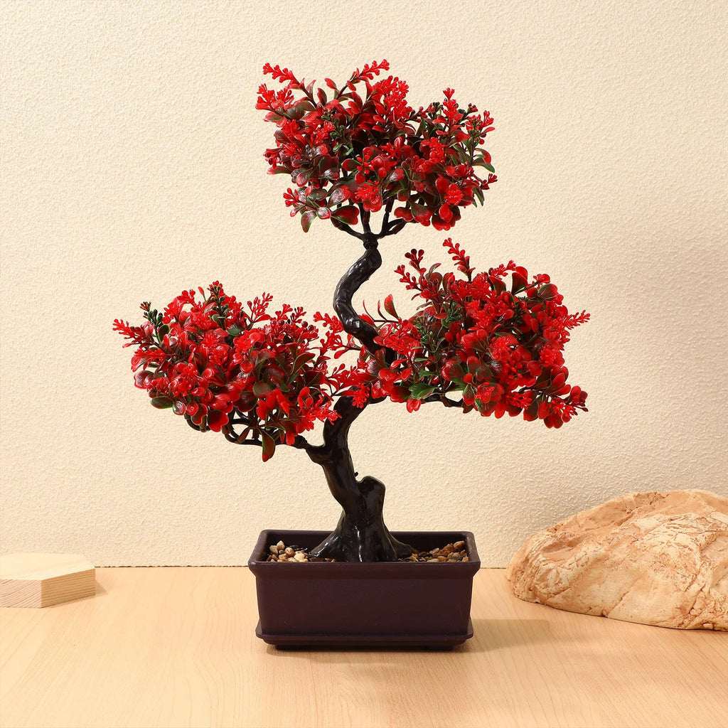 Artificial potted plants for realistic interior decoration
