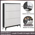 White 70x24x118CM