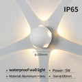 Modern led wall sconce for indoor and outdoor - 5W / CA 85 V-265 V / CHINE | 3000K