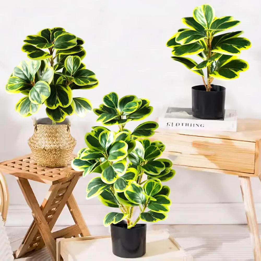 Artificial ficus tree with heart leaves for interior and exterior decoration - view 6