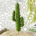 Artificial decorative cactus for modern tropical decoration - Yellow / L No Pot