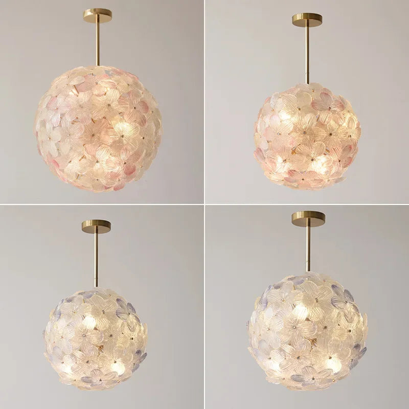 Modern glass pendant light for retro design interior decoration - view 5
