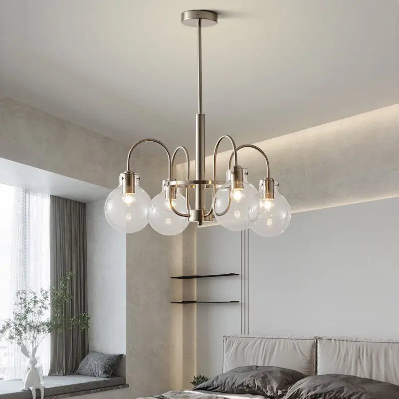 LED minimalist modern pendant light for elegant interior