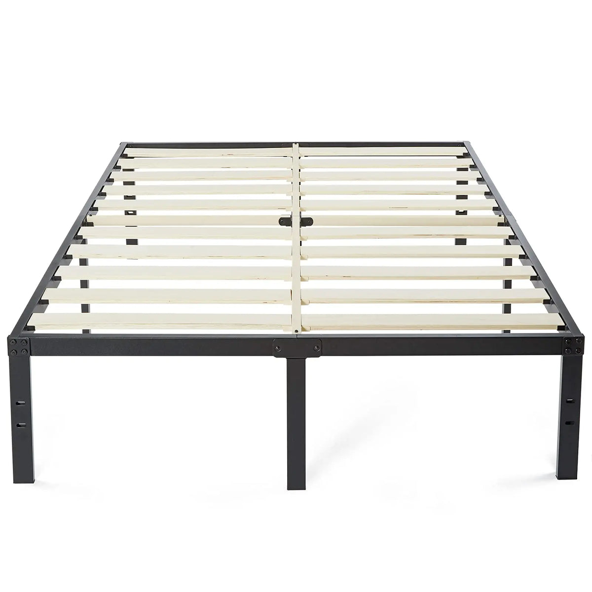 Bed Frame 16 Inch, Heavy Duty Bed Frame with Wooden Slats, 16 Inch Mattress Foundation/No Box Spring Needed - view 2
