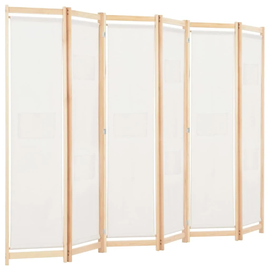 6-panel cream parting Wall, 240x4 cm fabric - view 3