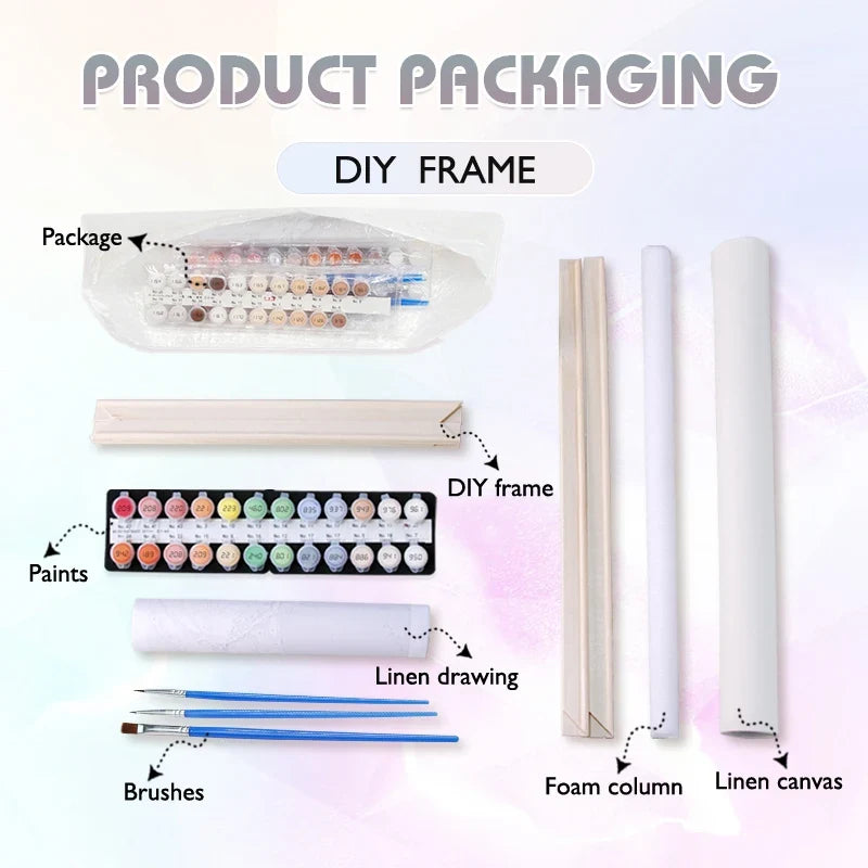 Funny acrylic clown paint kit for kids artistic decoration - view 5