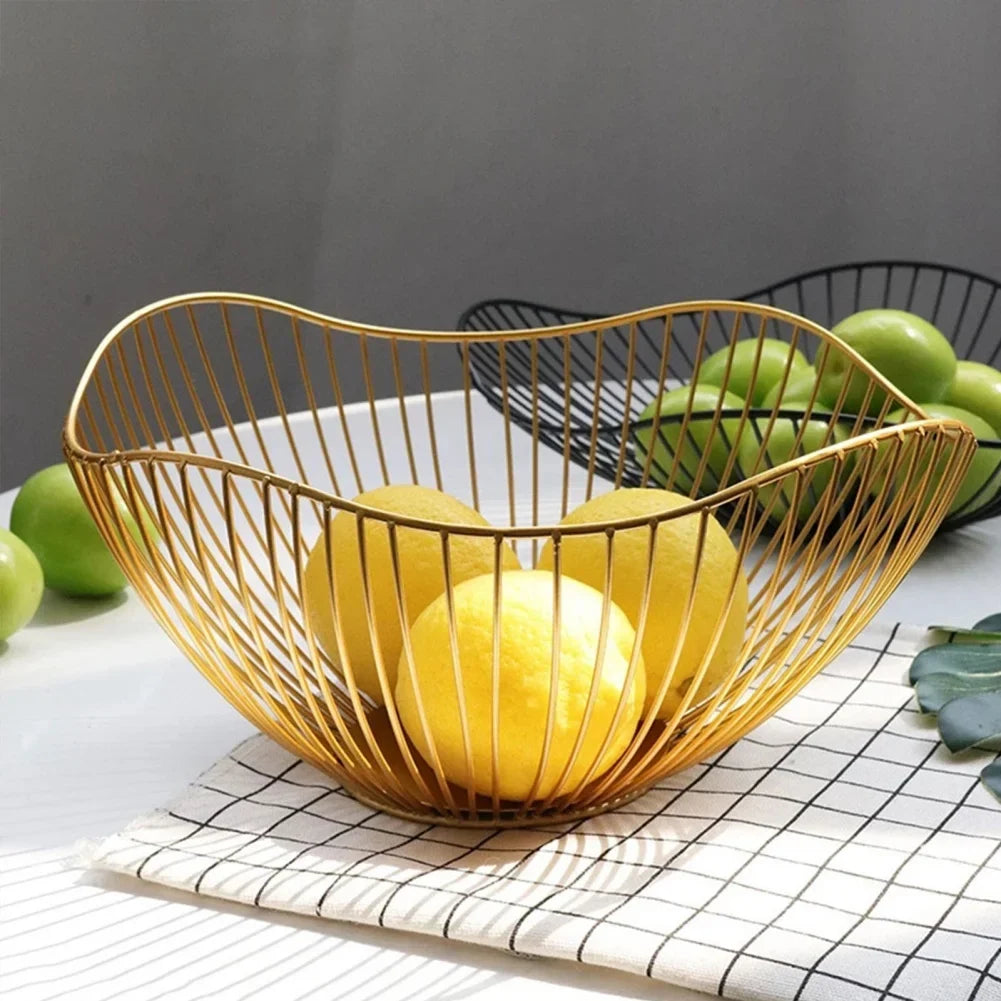 Metal basket for fruit vegetable bread and snacks - view 2