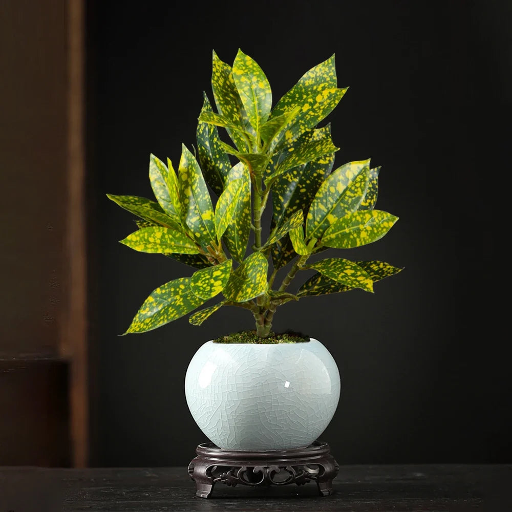 Realistic artificial ficus tree for interior and exterior decoration - view 3